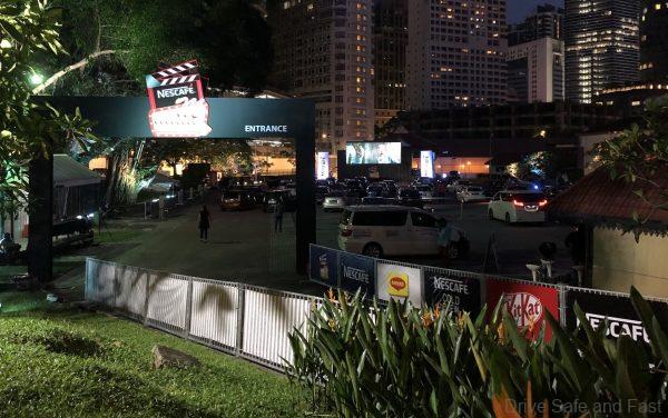 M-Junction Drive-In Cinema_car park