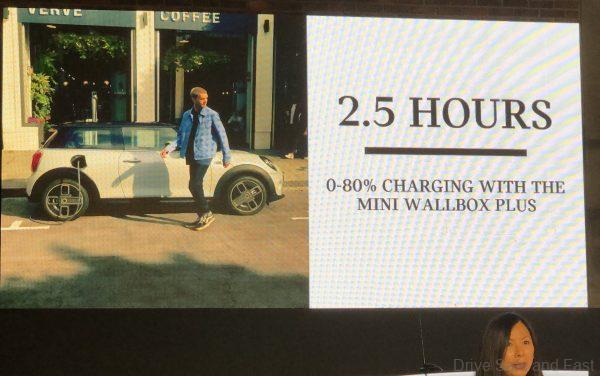 MINI Cooper SE charging time for battery