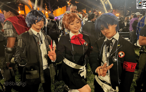 The protagonists cosplayers from Persona 3 during ParkCon at FanimeCon 2024. Photo by Stan Rezaee.