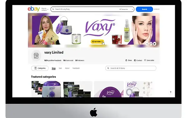 eBay listing template design demo 1 by RS WebLabs