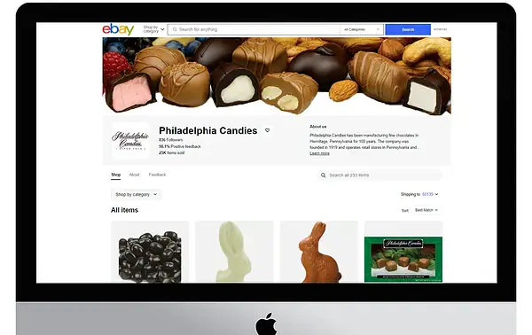 eBay dark listing template design by RS WebLabs