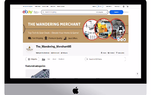 eBay listing template design demo 8 by RS WebLabs