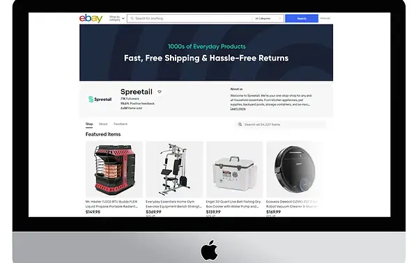 eBay listing template design demo 8 by RS WebLabs