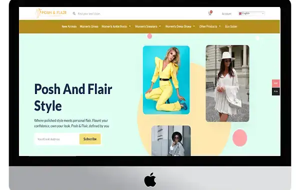 WebFlow eCommerce store design by RS WebLabs