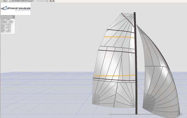FOC PAPERJET BIRADIAL - DACRON AVEC FENETRE – Image 3