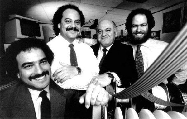 Jack Tramiel und seine drei Söhne Leonard, Sam und Garry (Foto: privat)