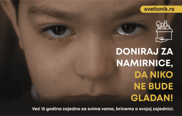 DONIRAJ ZA NAMIRNICE – Da niko ne bude gladan