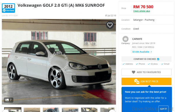 Volkswagen Golf GTi MK6_2012