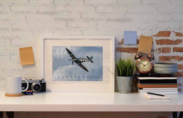 Vintage Warbirds Poster – Spitfire (V.2) - Image 2