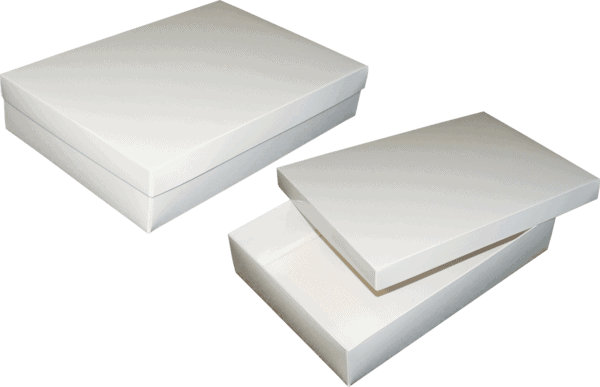 Pudełko Ozdobne Biały 35 X 24 X 7 Cm - Awih - Torby I Opakowania pudełko ozdobne biały 35 x 24 x 7 cm