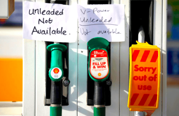UK Fuel Crisis closes some stations