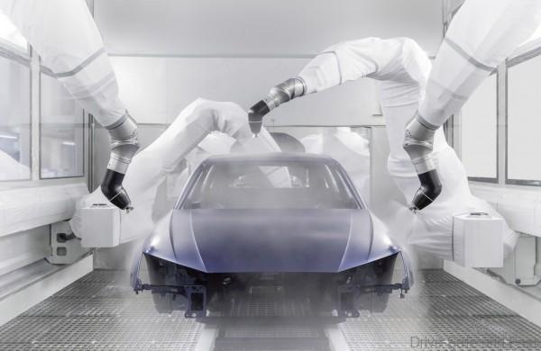 Audi has put a new topcoat paint shop into operation at its plant in Ingolstadt. The 12,000-square-meter building (129,000 sq. ft.) is locates in the north of the plant site.