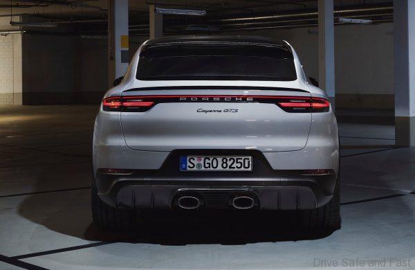 Porsche Cayenne GTS Coupé rear view