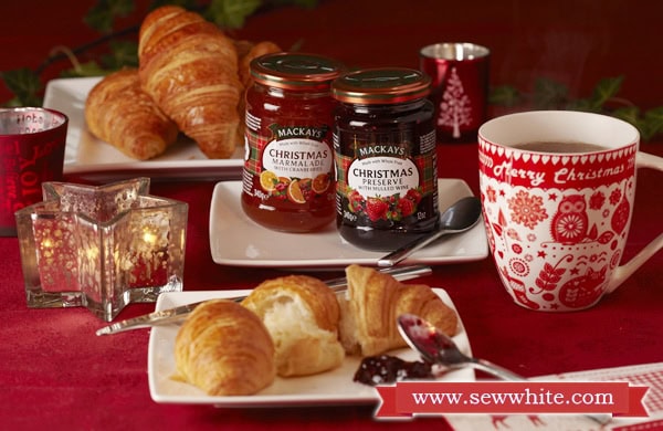 Sew White Christmas 2014 food and drink 1 mackays jam