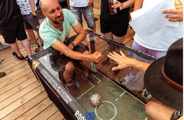 Sit Down Soccer rental for events in Los Angeles, Orange County, and nationwide