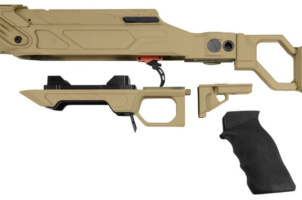 Cadex Defence CDX-33 LITE, .338 LM, 27", 1-9.5tw, MX1 Brake, Hybrid Tan/Black - Image 7