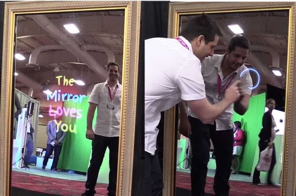 Selfie Mirror Rental rental for events in Los Angeles, Orange County, and nationwide