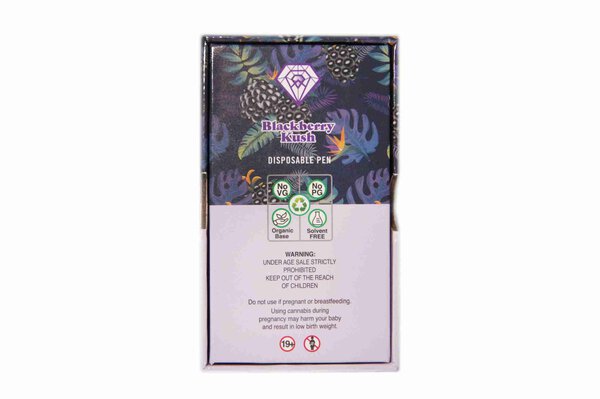 * New Hardware * Diamond Concentrates 3 Gram Disposable (Distillate) – Blackberry Kush (Indica) (3 Gram) - Image 3