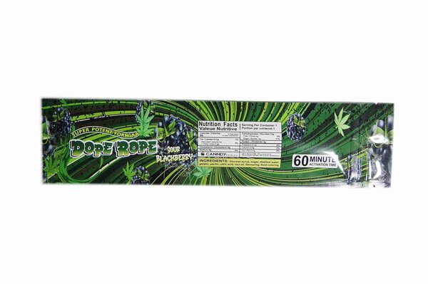 Canndy Edibles – (1000mg THC) Dope Rope Sour Blackberry - Image 2