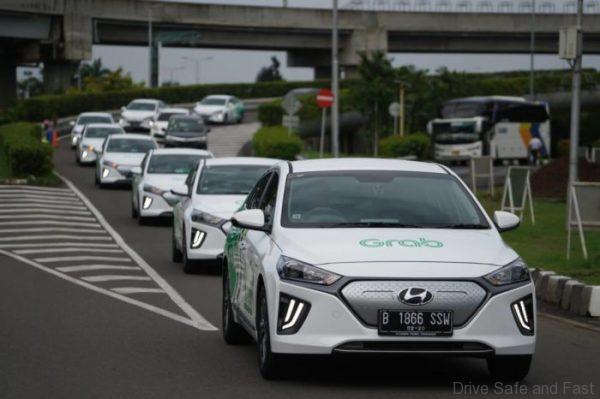 Grab electric vehicle in Indonesia