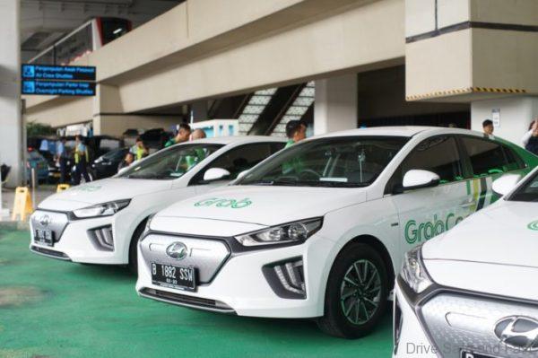 Grab electric vehicle in Indonesia