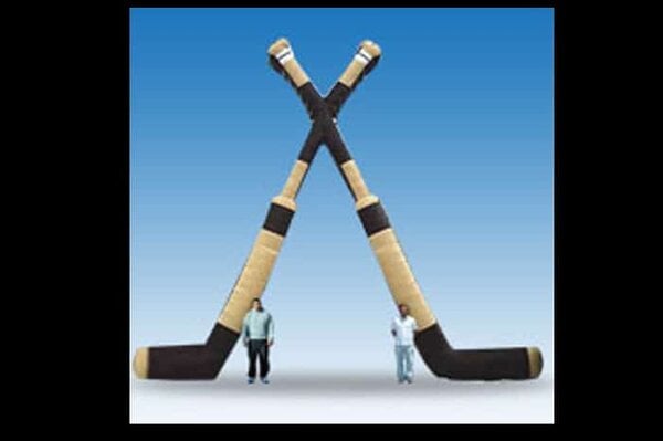 Giant Hockey Stick rental for events in Los Angeles, Orange County, and nationwide
