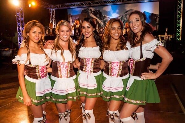 Girl Entertainment Waitress Oktoberfest rental for events in Los Angeles, Orange County, and nationwide