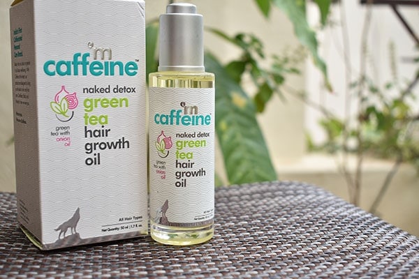 mCaffeine Naked Detox Green Tea Hair Growth Oil Review