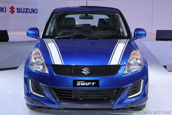 Limited Edition SUZUKI Swift RR2_Front view with Sporty Front Decal