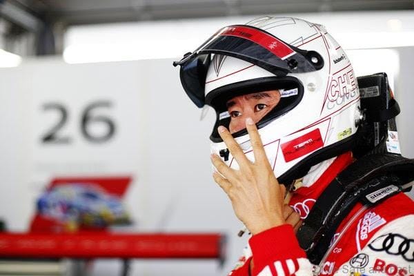 Cheng Congfu (CHN) FAW-VW Audi Racing at Audi R8 LMS Cup, Rd5, Fuji, Japan, 9-10 October 2015.