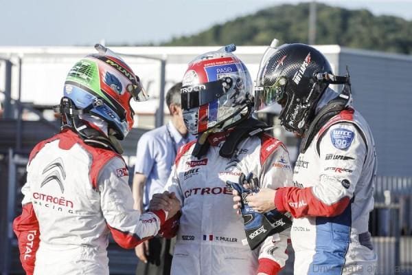 LOPEZ José Maria (arg) Citroen C Elysee team Citroen TOTAL WTCC portrait ambiance MULLER Yvan (fra) Citroen C Elysee team Citroen TOTAL WTCC portrait ambiance  during the 2016 FIA WTCC World Touring Car Championship race at Motegi from September 2 to 4  Japan - Photo Francois Flamand / DPPI