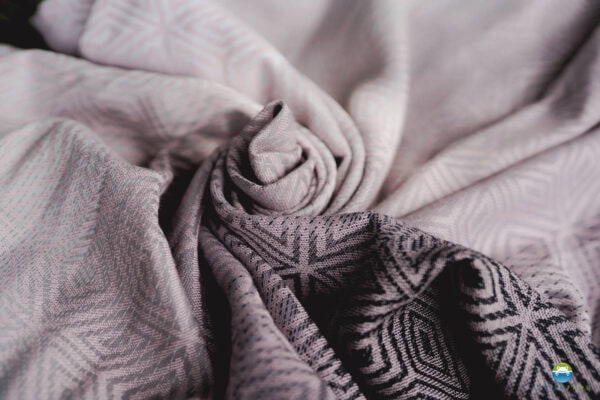 Little Frog - charmy cube tencel | długa chusta tkana