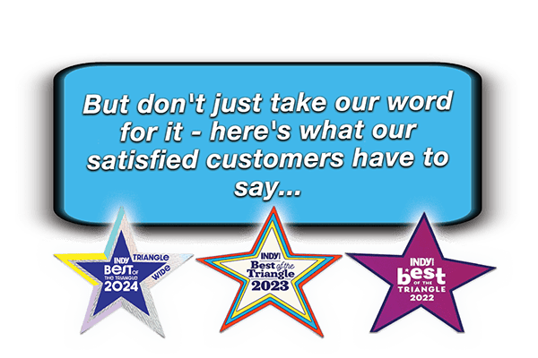 Customer testimonial banner – Bonneville Electric satisfied client reviews