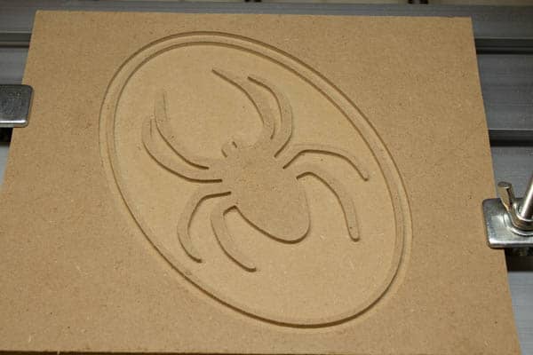 milled spider