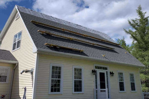 A past project done by a roof replacement company