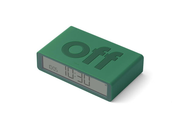 Despertador "Flip-Classic" verde - Imagen 4