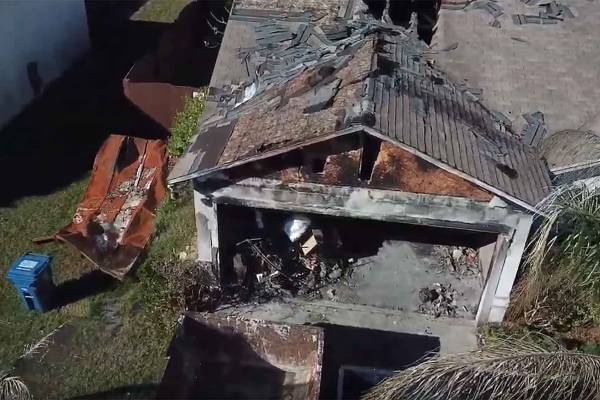 Fire damage restoration
