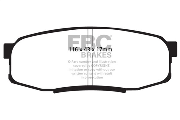ebcDP61816: EBC Greenstuff Brake Pad Sets