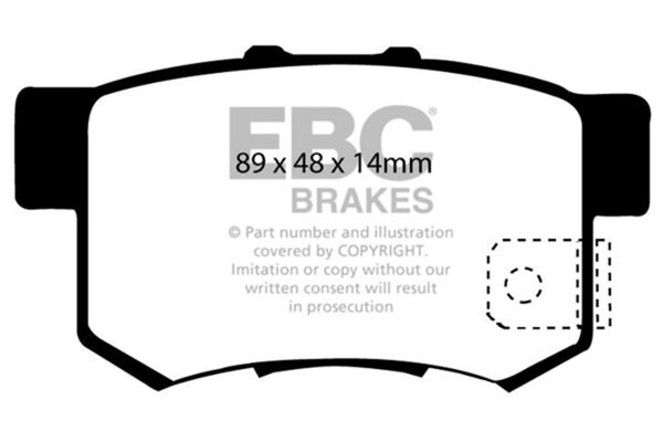 ebcDP41193R: EBC Yellowstuff Brake Pad Sets