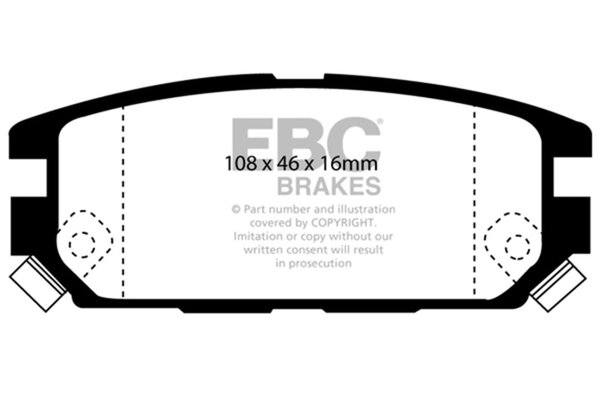 ebcDP4987R: EBC Yellowstuff Brake Pad Sets