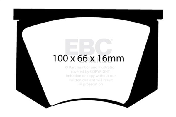 ebcDP4100R: EBC Yellowstuff Brake Pad Sets
