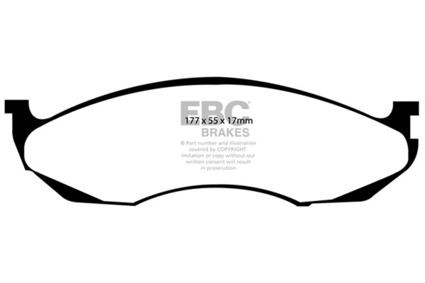 ebcDP61022: EBC Greenstuff Brake Pad Sets