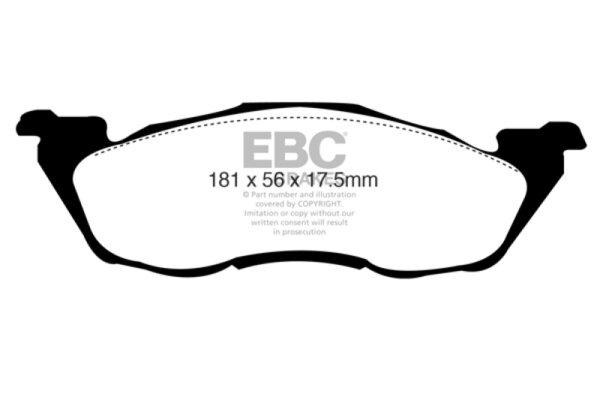 ebcDP41276R: EBC Yellowstuff Brake Pad Sets