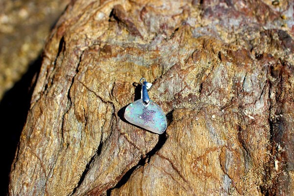 Pendentif "Charme d'étoile" - bijoux galatée merveilles - pendentif de sirène - bijoux de sirène - bijoux coquillage - colliers de sirène