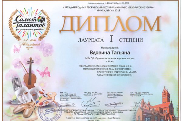 Достижения учеников