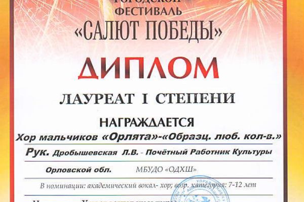 Достижения учеников