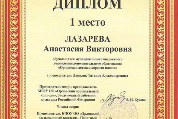 Достижения учеников
