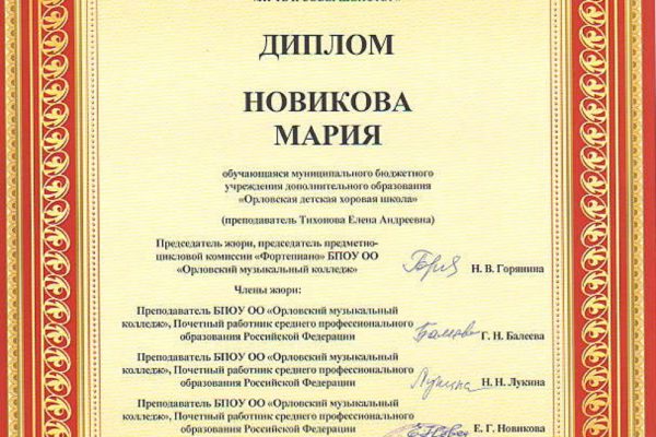 Достижения учеников