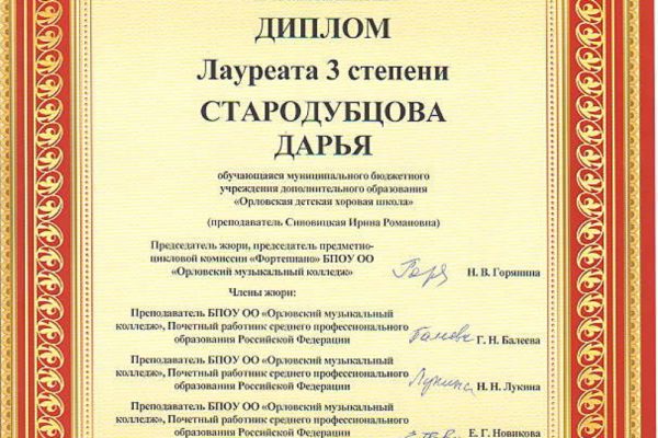 Достижения учеников