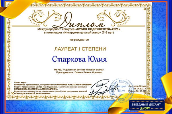 Достижения учеников